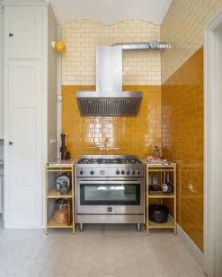 Kakel H&E Smith Subway Half Tile 15x7,5 cm Inca Gold