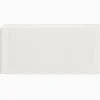 Kakel H&E Smith Subway Half Tile hörnavslut vänster Snowdrop