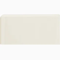 Kakel H&E Smith Subway Half Tile hörnavslut vänster Snowdrop