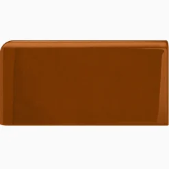 Kakel H&E Smith Subway Half Tile hörnavslut vänster Snowdrop