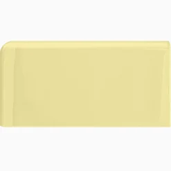Kakel H&E Smith Subway Half Tile hörnavslut vänster Snowdrop