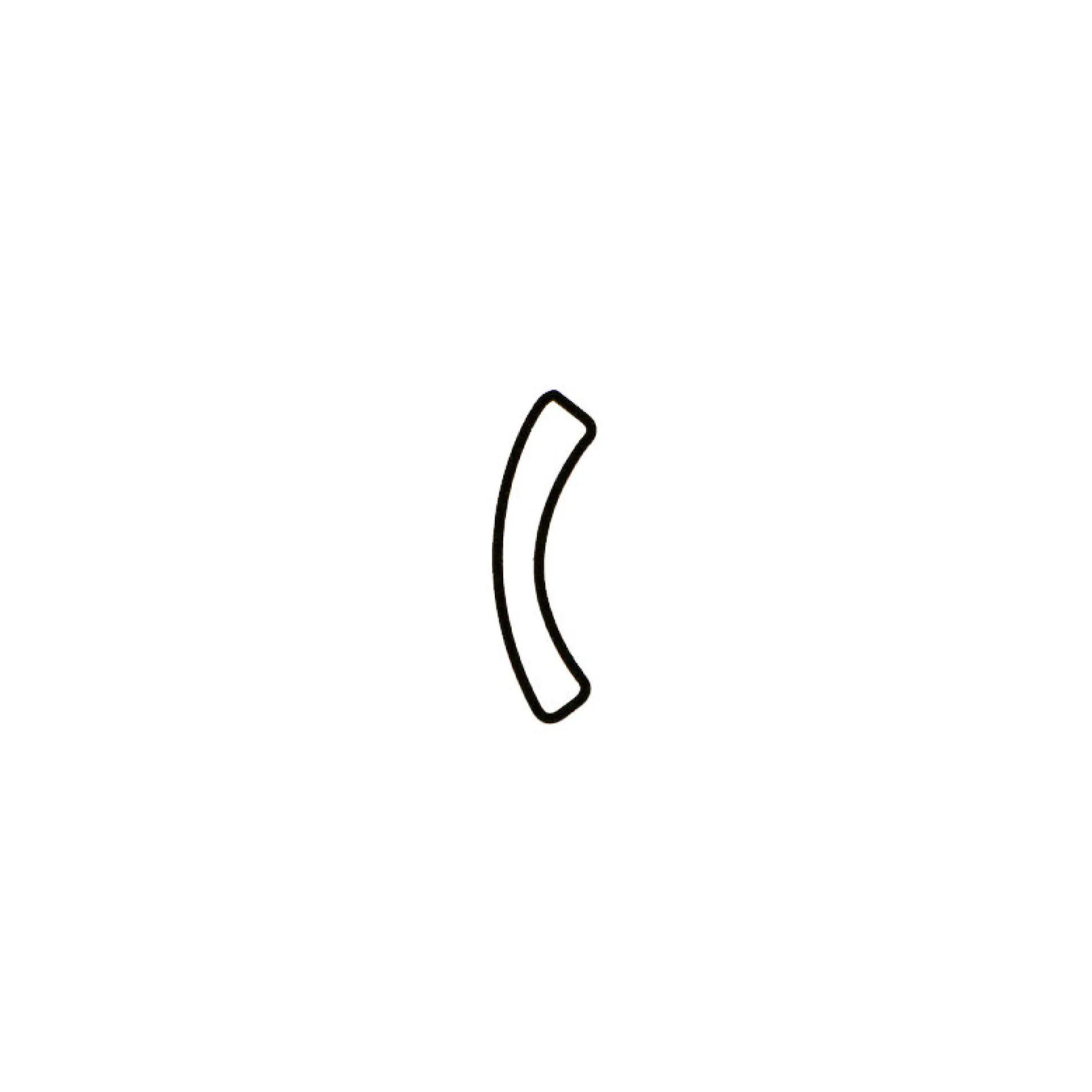 Kakel invändig hörnlist 15x3 cm Brilliant White