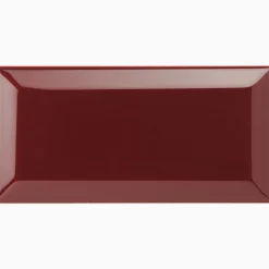 Kakel Metro Half Tile 15x7,5 cm Burgundy