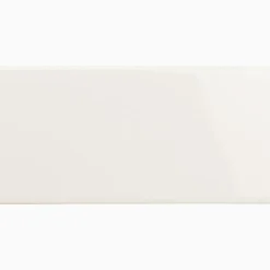 Kakel Subway Half Tile hörnavslut höger 15x7,5 cm Brilliant White