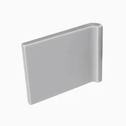 Kakel Subway Half Tile invändigt hörn Brilliant White