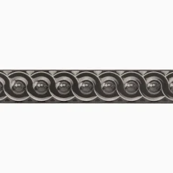 Kakellist Scroll Charcoal Grey