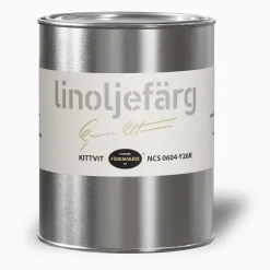 Kittvit linoljefärg provburk