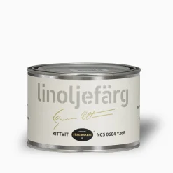 Kittvit linoljefärg provburk