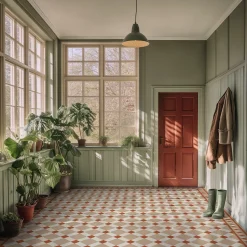 Klinker VFT mönster Edinburgh Regency Bath / Red / White