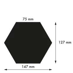 Klinker Victorian Floor Tiles mönster Stratford Grey / White / Black