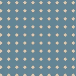 Klinker Victorian Floor Tiles mönster York Blue / White