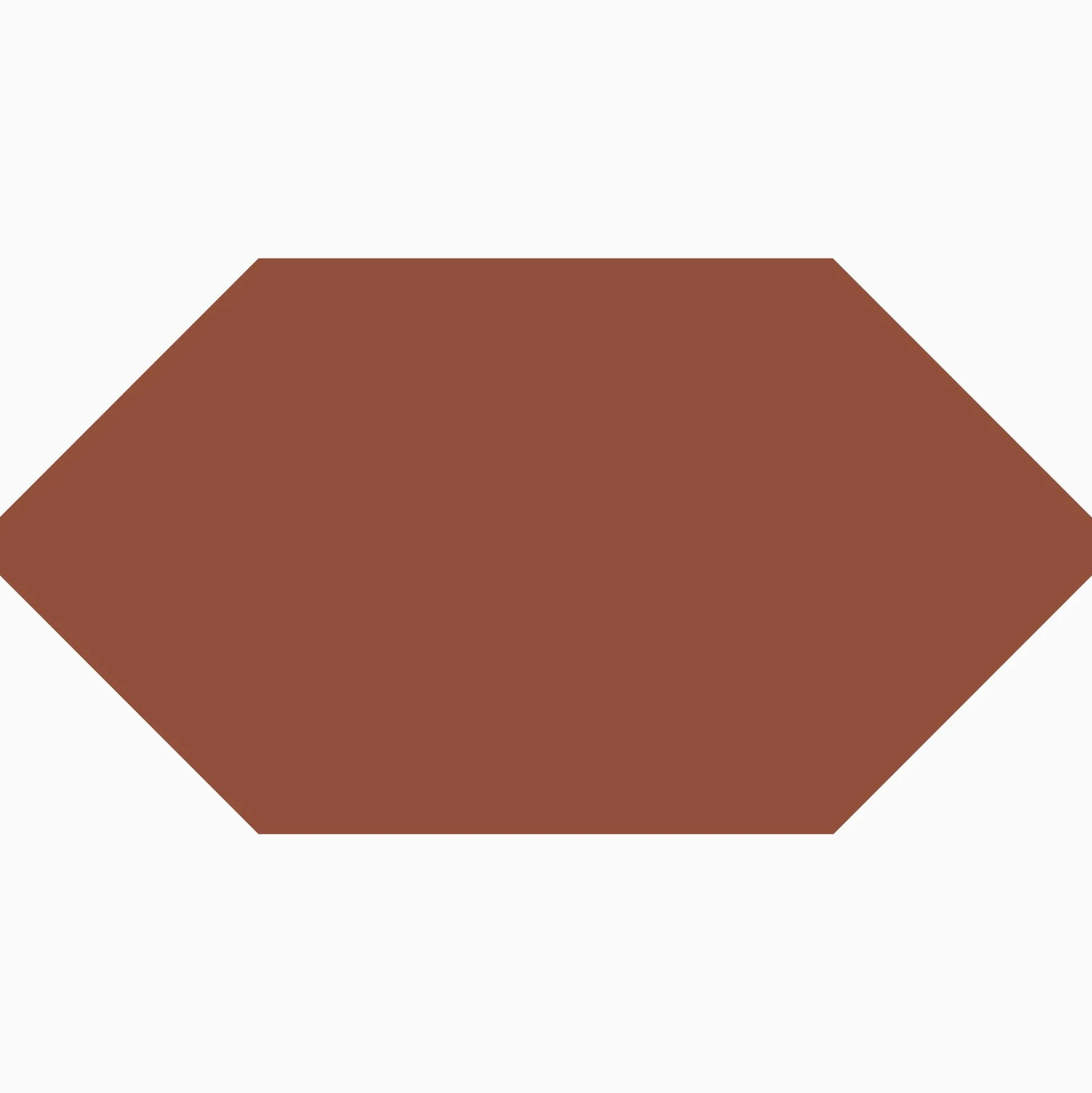 Klinker Victorian Floor Tiles hexagon 15x7,5 cm Red