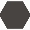 Klinker Victorian Floor Tiles hexagon 21 cm Black