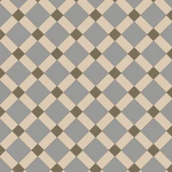 Klinker Victorian Floor Tiles mönster Edinburgh Grey / Green / White
