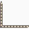 Klinker Victorian Floor Tiles bård Claire Black / White