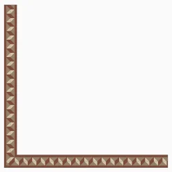 Klinker Victorian Floor Tiles bård Norton Regency Bath / Red / White