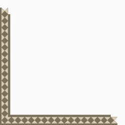 Klinker Victorian Floor Tiles bård Kingsley Green / White