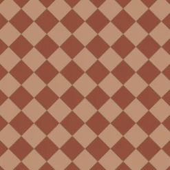 Klinker Victorian Floor Tiles mönster Flensburg Red / Buff