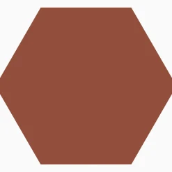 Klinker Victorian Floor Tiles hexagon 15 cm Red
