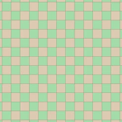 Klinker Victorian Floor Tiles mönster Funkis Spring Green / White