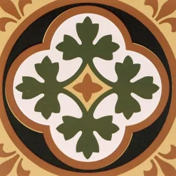 Klinker Victorian Floor Tiles mönstrad Liverpool White/Buff
