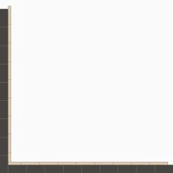 Klinker Victorian Floor Tiles bård 99 mm Black / White
