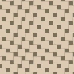 Klinker Victorian Floor Tiles mönster Weimar White / Green