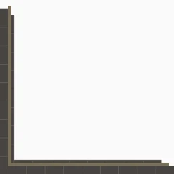 Klinker Victorian Floor Tiles bård 123 mm Green / Black