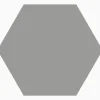 Klinker Victorian Floor Tiles hexagon 15 cm Grey