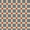 Klinker Victorian Floor Tiles mönster Edinburgh R Grey / Red / White