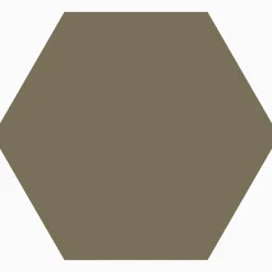 Klinker Victorian Floor Tiles hexagon 15 cm Green