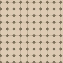 Klinker Victorian Floor Tiles mönster York White / Green