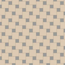 Klinker Victorian Floor Tiles mönster Weimar White / Grey