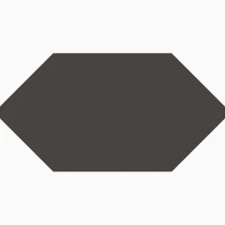 Klinker Victorian Floor Tiles hexagon 15x7,5 cm Black