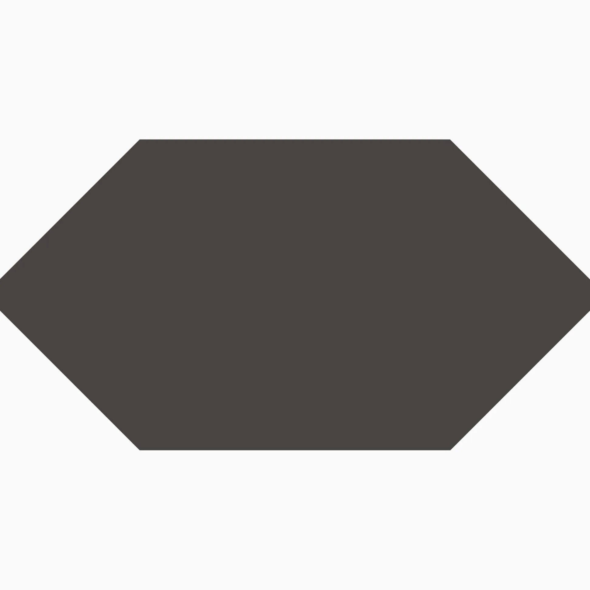 Klinker Victorian Floor Tiles hexagon 15x7,5 cm Black