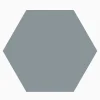 Klinker granitkeramik hexagon 11,5x10 cm Ljusblå