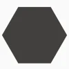 Klinker granitkeramik hexagon 11,5x10 cm Svart