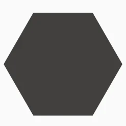 Klinker granitkeramik hexagon 11,5x10 cm Svart