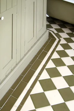 Klinker Victorian Floor Tiles rektangel 15x7,5 cm Green
