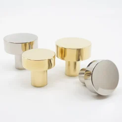 Knopp Nyhamn förnicklad 25 mm