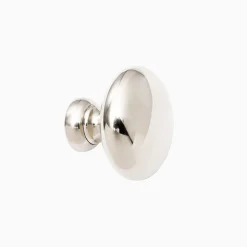 Knopp Slottsstaden förnicklad 16 mm