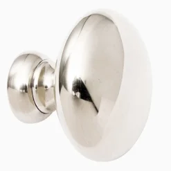 Knopp Slottsstaden förnicklad 16 mm