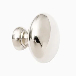 Knopp Slottsstaden förnicklad 16 mm