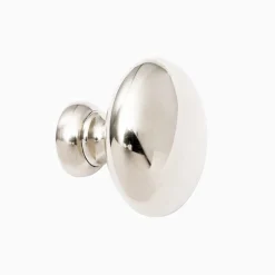 Knopp Slottsstaden förnicklad 16 mm