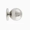 Knopp Ribershus förnicklad 20 mm