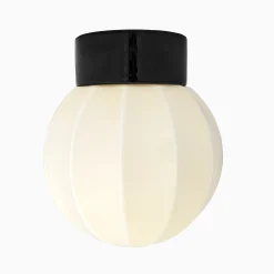 Lampa Deco rak gräddvit/svart IP20