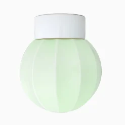 Lampa Deco rak pastellgrön/vit IP20