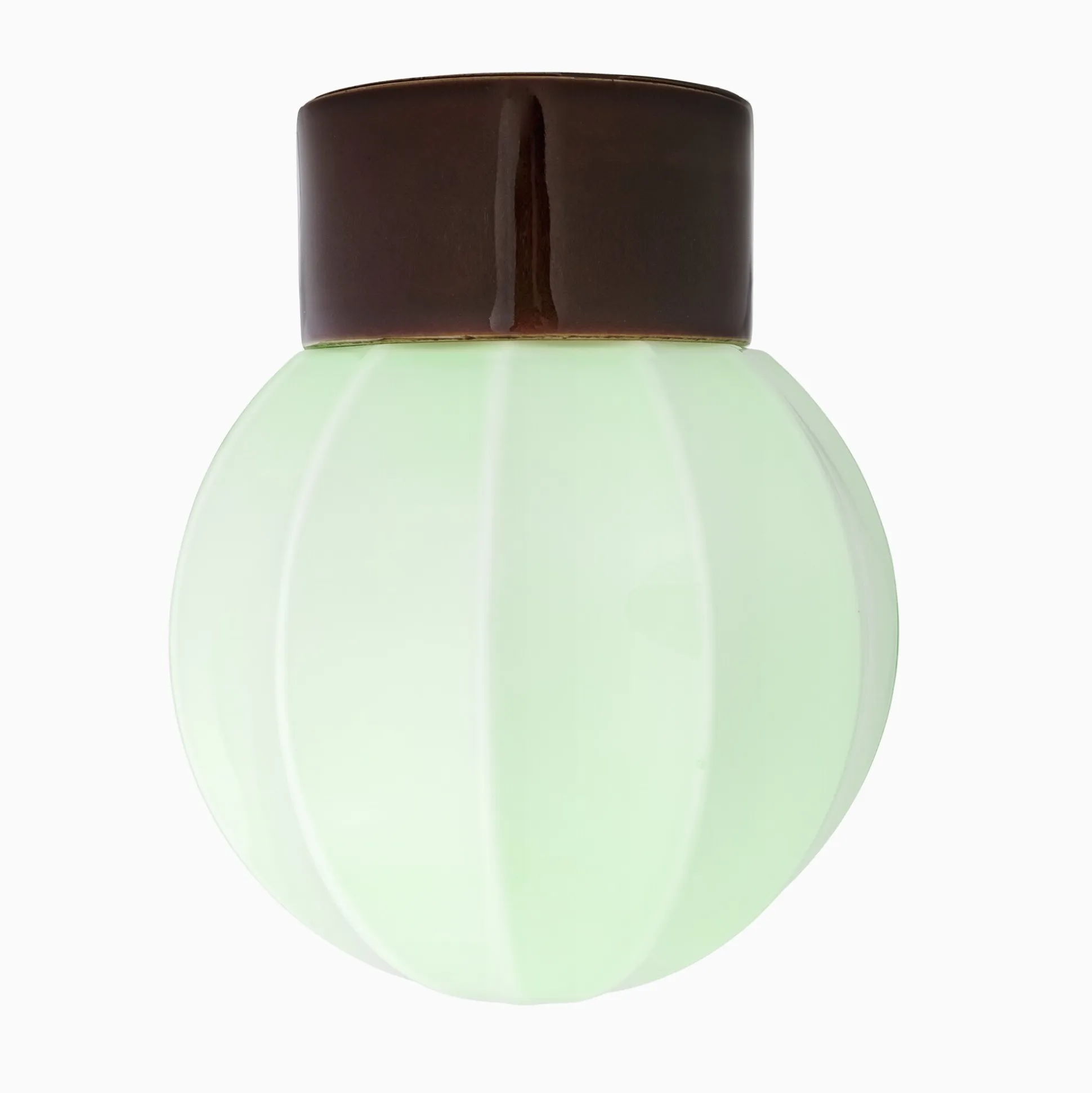 Lampa Deco rak pastellgrön/brun IP54