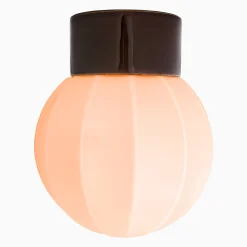 Lampa Deco rak pastellrosa/brun IP54