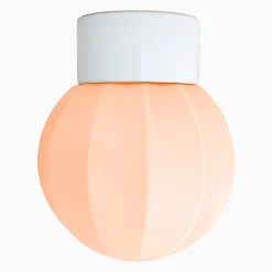 Lampa Deco rak pastellrosa/vit IP54